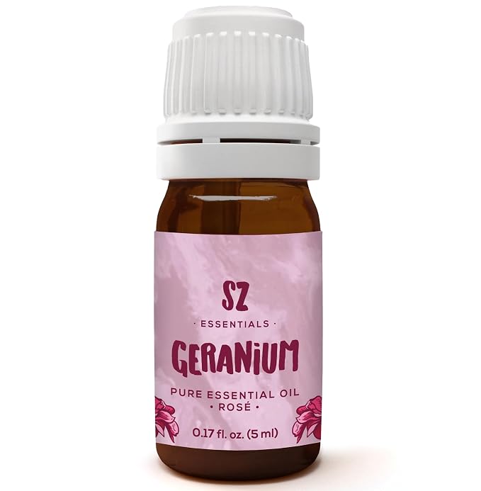 Rose-Geranium Essential Oil - The Real Deal - 100% Pure and Natural - Undiluted - 5ml (0.17 fl oz)