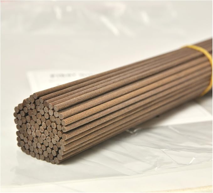 50 Pieces Fiber Reed Diffuser Replacement Refill Sticks for Aroma Fragrance (Brown, 10" x3mm)