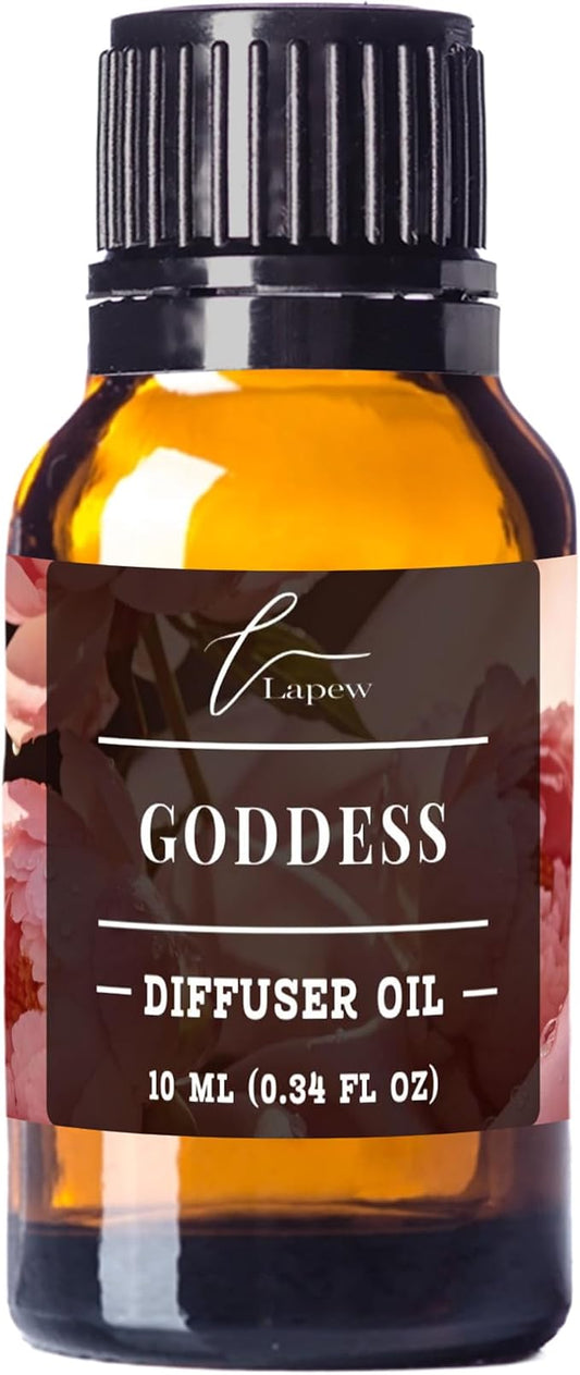 Lapew Goddess Waterless Diffuser Oil | Fragrance Oil for Nebulizer & Cold Air Diffusers | Scented Home Oil | 0.34 fl oz