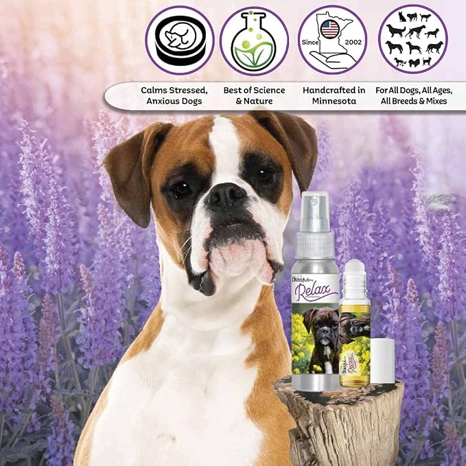 The Blissful Dog Boxer Relax Dog Aromatherapy Spray for Your Dog's Anxiety