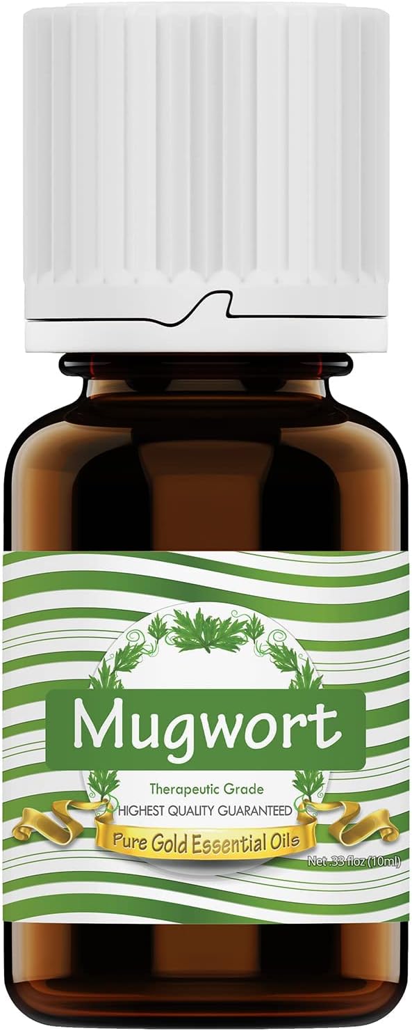 Pure Gold Essential Oils - Mugwort Essential Oil - 0.33 Fluid Ounces