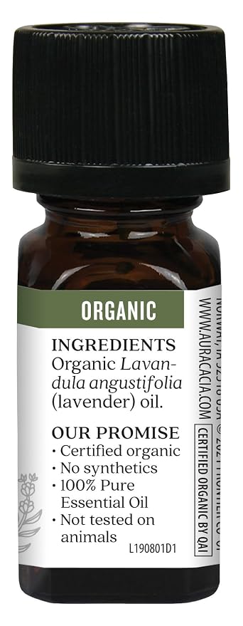Aura Cacia - Pure Organic Lavender Essential Oil | 0.25 fl. oz.