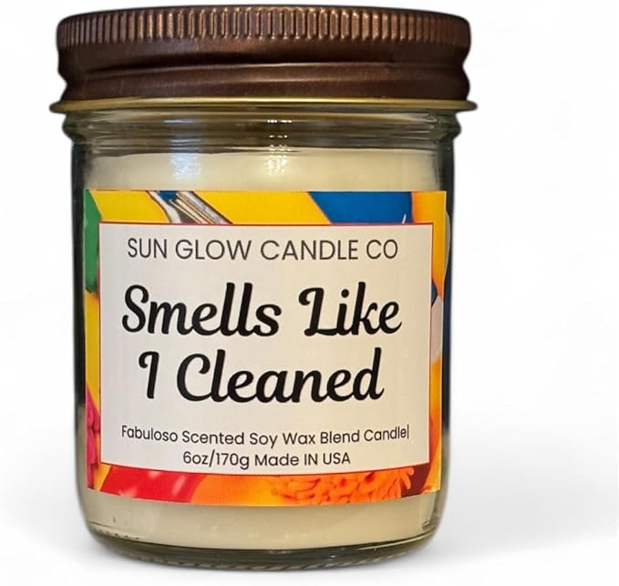 Smells Like I Cleaned – Fabuloso Inspired Candle (6oz)