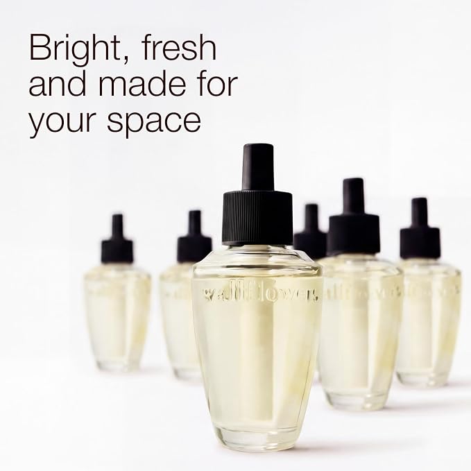 Bath & Body Works Kitchen Lemon Wallflowers Refills - Plug-In Air Freshener Refill for At-Home Use - Always-On Fragrance - Natural Essential Oils - Room-Filling Fragrance - Thoughtful Gift - 6-Pack
