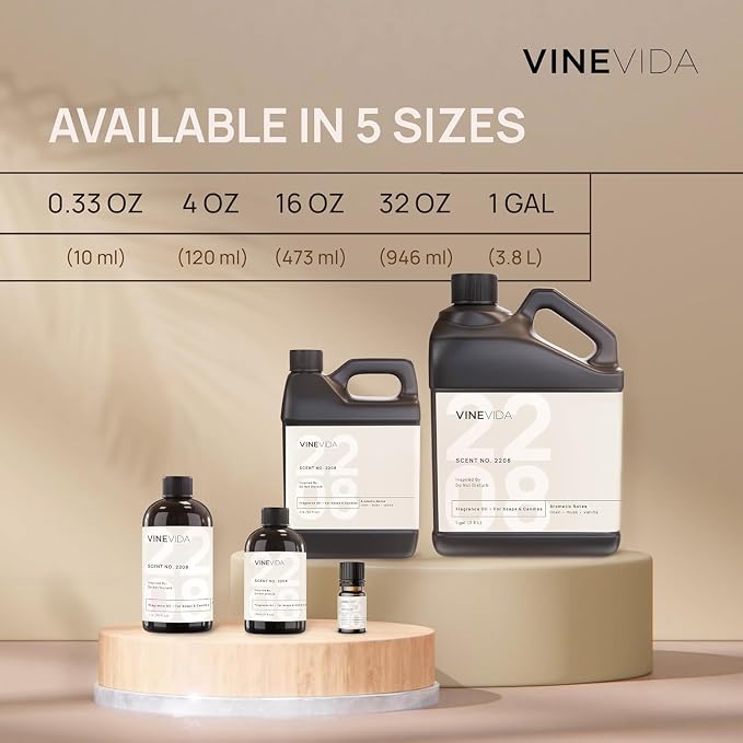 VINEVIDA [16oz] Scent No.2100 Fragrance Oil for Candle Making and Soap Making - Premium Candle Scents for Soy Candles