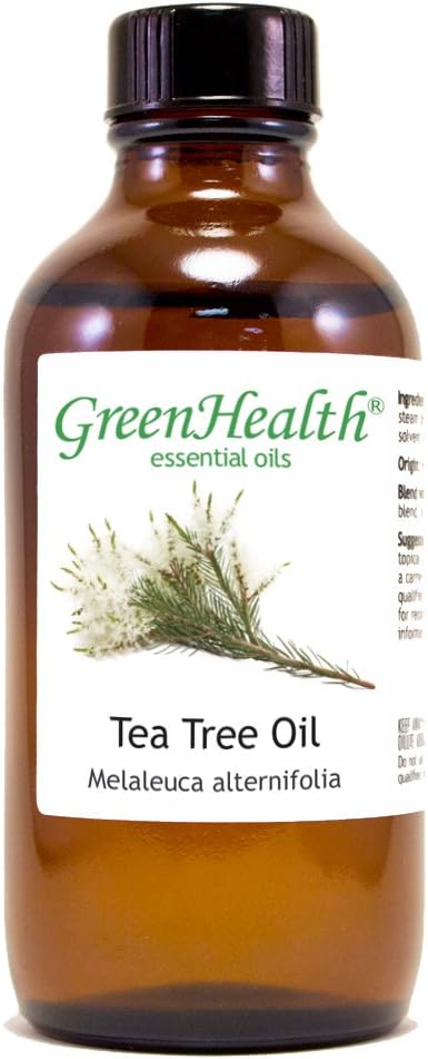 Tea Tree Essential Oil – 4 fl oz – 100% Pure & Undiluted – Natural Aromatherapy & DIY Use – GreenHealth
