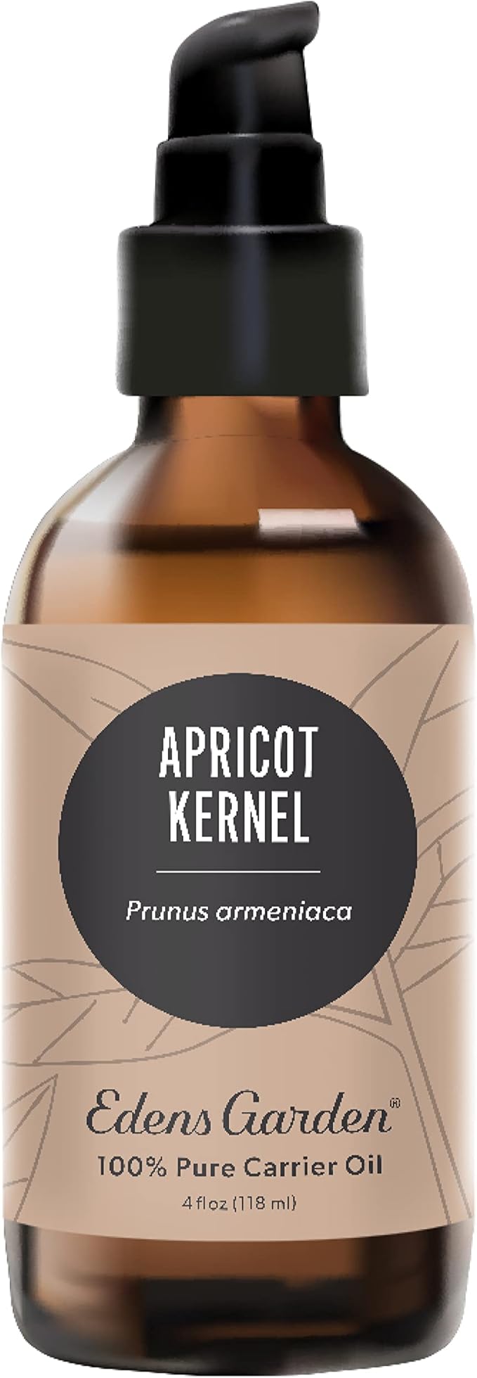 Edens Garden Apricot Kernel Carrier Oil- 100% Pure Premium Cold Pressed, Natural Moisturizer for Face, Skin, Hair, Lips & Nails, Diluting Essential Oils- Antioxidant & Vitamin E Rich 118 ml (4 fl oz)