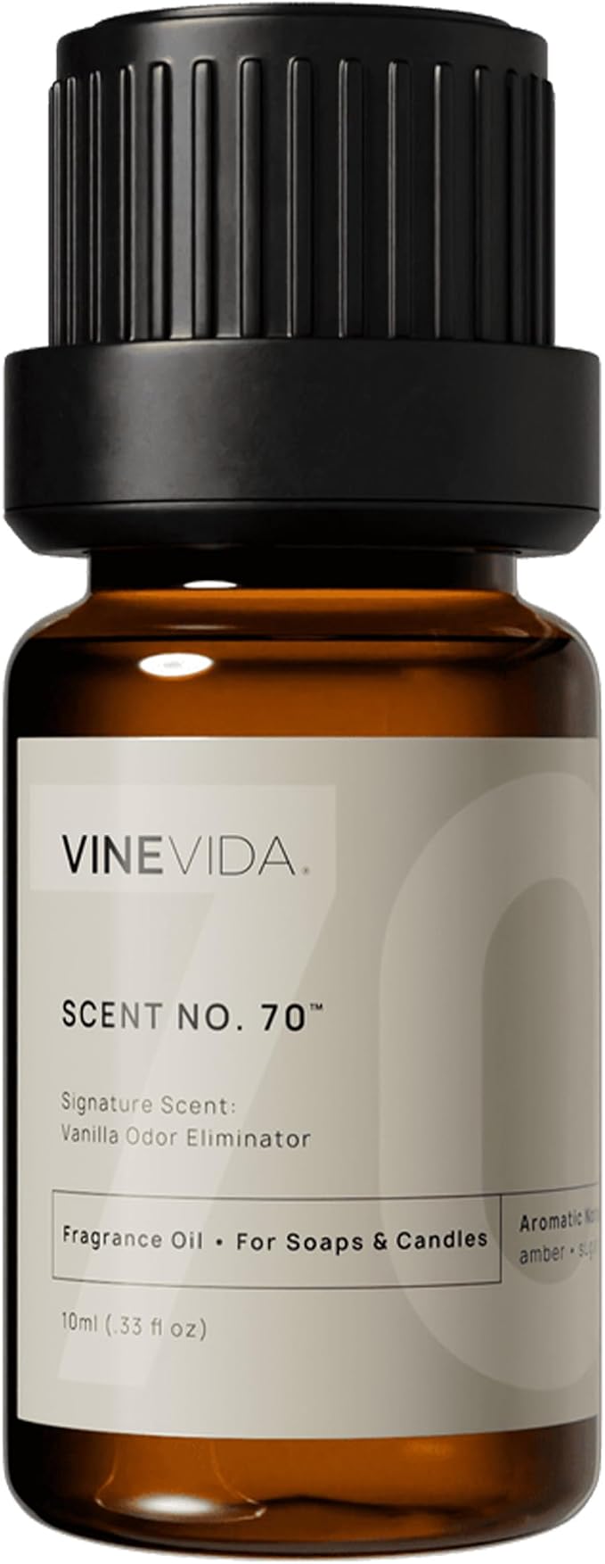 VINEVIDA [0.33oz] Vanilla Odor Eliminator Fragrance Oil - Candle & Soap Scents, Made in USA