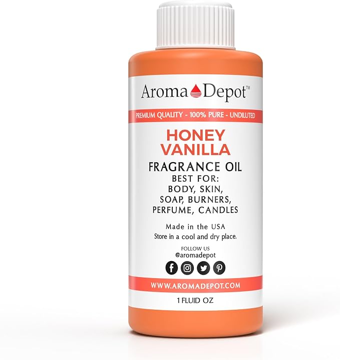 Honey Vanilla 1 oz.Perfume/Skin Oil Our Interpretation, Premium Quality I Uncut I Fragrance Oil I Scented Oil I Add Aroma to Your DIY Projects I Skin Safe