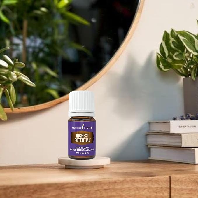 Young Living Highest Potential Essential Oil | 5 ml | Aromatherapy for Clarity, Confidence, & Well-Being | Ideal for Personal Use, Home, & Work