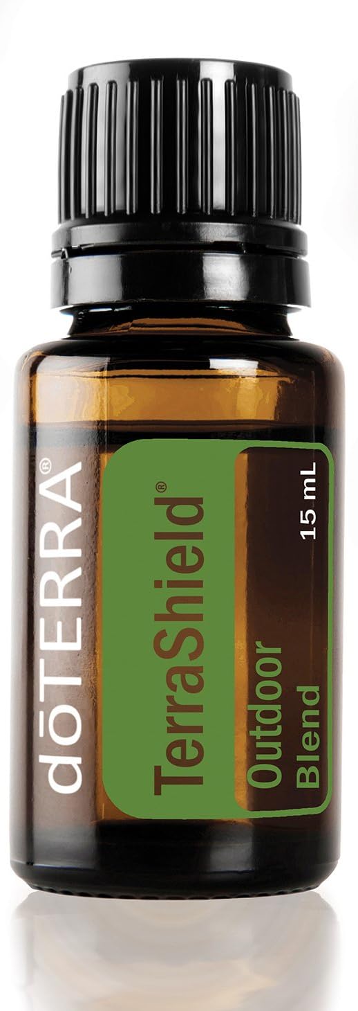 doTERRA - TerraShield Essential Oil Repellent Blend - Outdoor Protection Defense Acts as Effective, Natural Barrier; For Diffusion or Topical Use - 15 mL