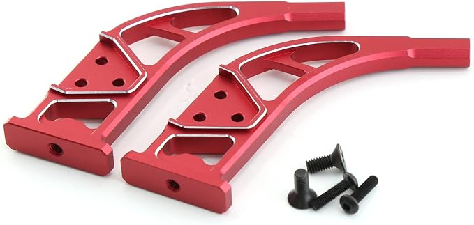 Rear Wing Mount Alum Alloy Diffuser Support for 1/7 Felony Infraction 6S BLX Limitless Roller ARA320519 Upgrade Parts (Red)