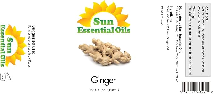 Ginger (Large 4 Ounce) Best Essential Oil