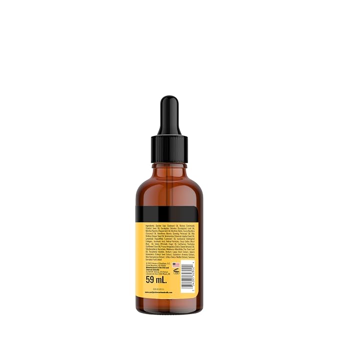 Aunt Jackie's Elixir Essentials Hair & Scalp Oil, Saw Palmetto, Jamaican Black Castor Oil & Grapeseed Oil, Nourishes, Thickens & Supports Hair Growth, 2 oz