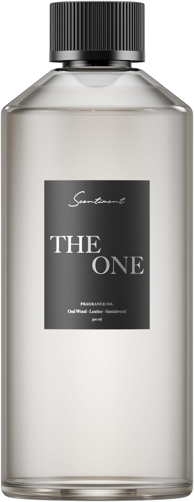 Scentiment The One Diffuser Oil - Premium Hotel Scent with Notes of Cardamom, Leather, Lemon with Cinnamon & Sandalwood Home Scent, Hotel Fragrance Oil Diffuser Refill - 16.91 fl oz (500 mL)
