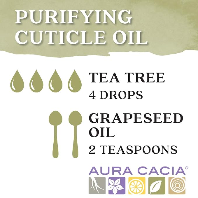 Aura Cacia 100% Pure Tea Tree Essential Oil, 100% Pure Therapeutic Grade, 15 ml in Box, Melaleuca alternifolia (Pack of 2)