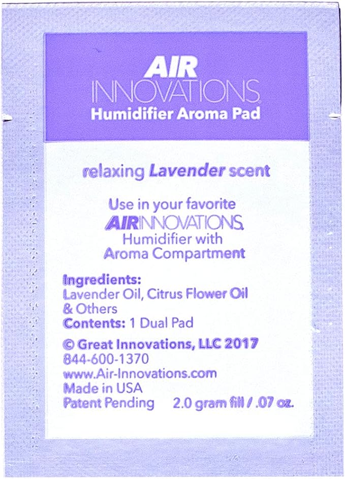 Air Innovations Relaxing Lavender Essential Oil Humidifier Aromatherapy Refill Pads 12 pack
