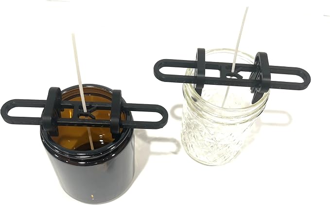 Adjustable Candle Wick Centering Stabilizer Tool Device for Jars Cups Containers DIY Candle Making Kit Supplies (4 Count)