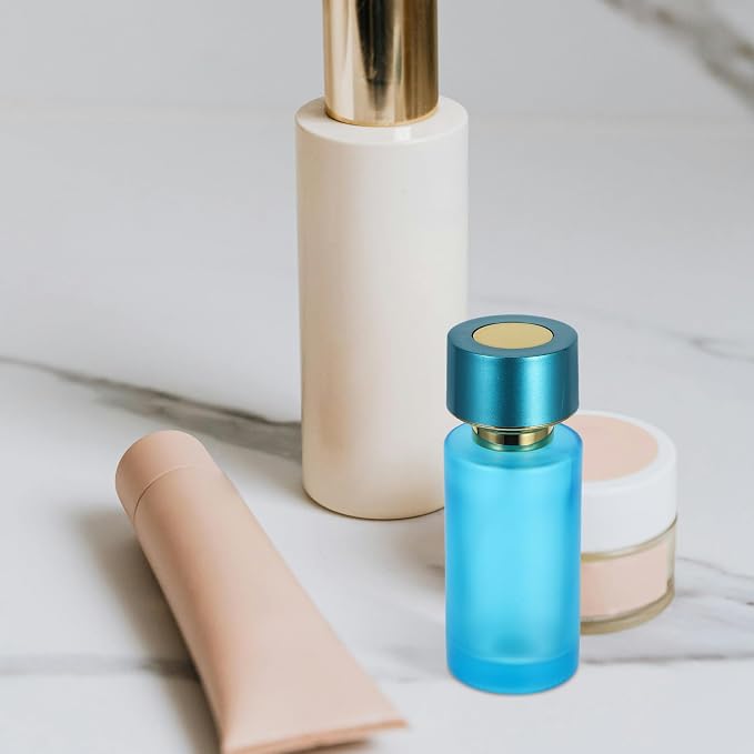 OSALADI Glass Perfume Refill Bottle Portable Travel Spray Atomizer Refillable Fragrance Container Lightweight Scent Dispenser for Men and Women