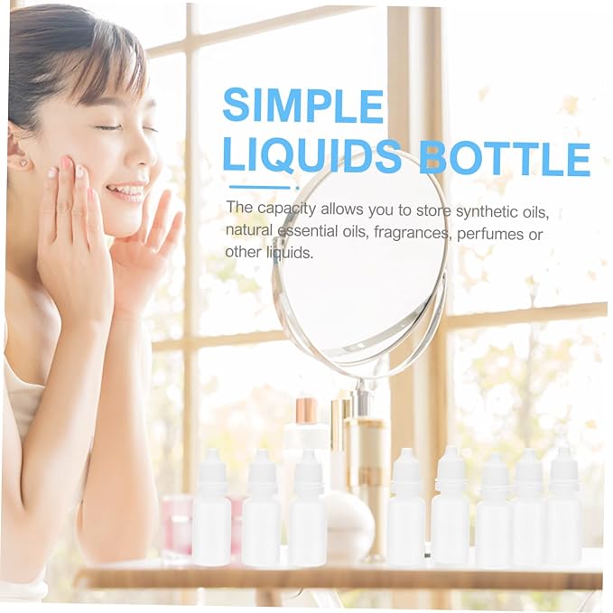 MERRYHAPY 50pcs Essential Oil Drip Bottles Leakproof Containers for Travel Beauty and Daily Use Liquid Holders with Tight Sealing for Easy Dispensing