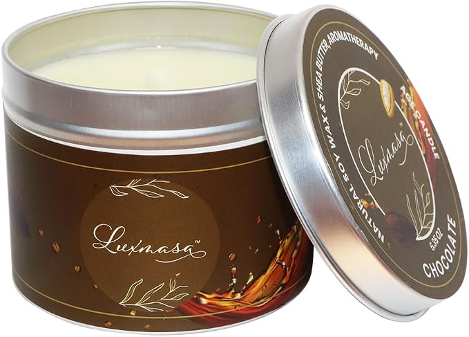 Massage Oil Candle Low Temperature Scented for Home Fragrance, All Natural Soybean Oil Warm Candle for Dating,Amazing Gift for Women and Men, Wine Chocolate Scent 6.35OZ