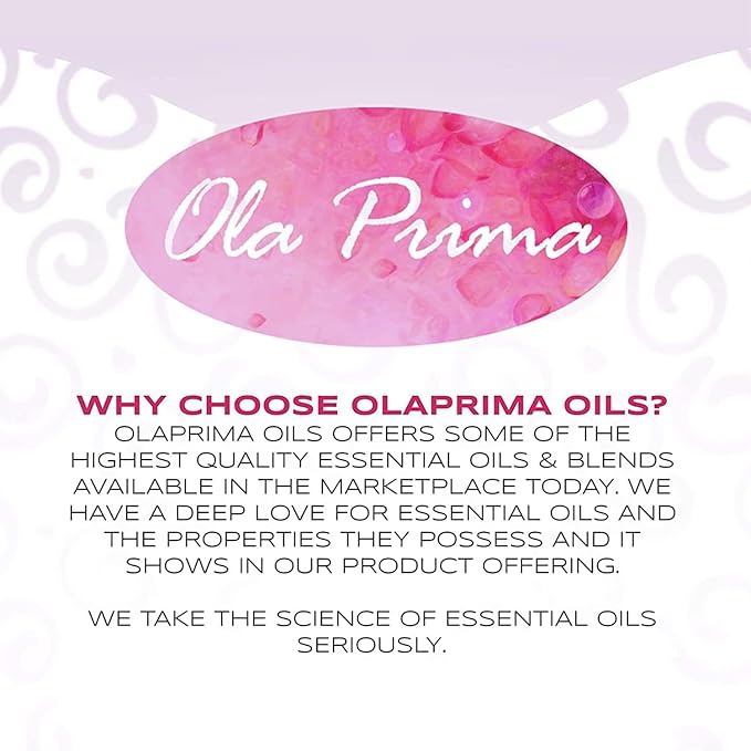 Ola Prima 4 oz Lavender Essential Oil for Diffuser, Soap, Candle Making, and Aromatherapy