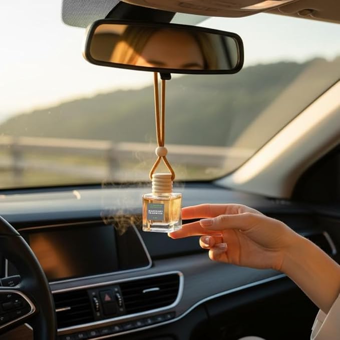 Car Diffuser Oil Refill 1 oz – Essential Oil Car Air Freshener Refill for Hanging Car Diffuser, Long Lasting Fragrance Oil, Phthalate Free, Multiple Scents. |Mahogany Coconut