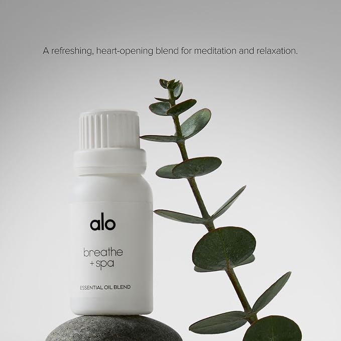 ALO Essential Oil | Breathe & Spa | Laurel Leaf, Ravintsara, Eucalyptus, Peppermint, Tea Tree