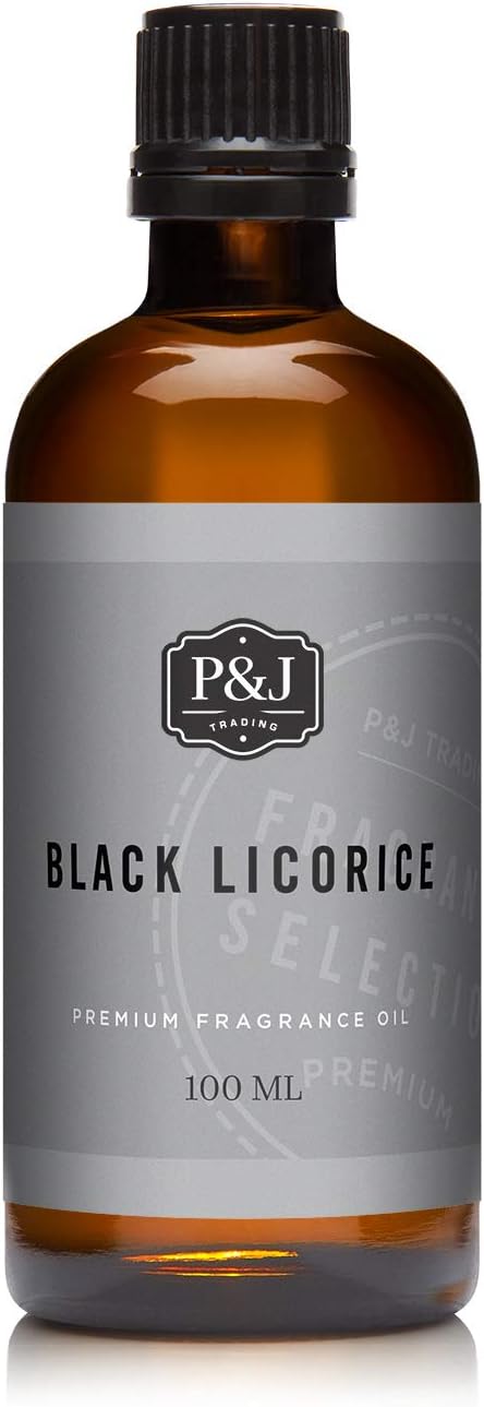 P&J Trading - Black Licorice Scented Oil 100ml - Fragrance Oil for Candle Making, Soap Making, Diffuser Oil