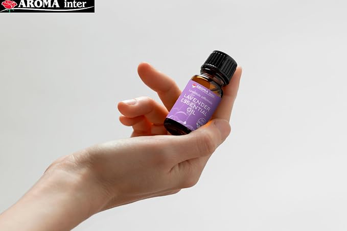 Essential Oils Set for Diffuser, 100% Pure Natural Oils, 6x10ml (Lavender, Peppermint, Eucalyptus, Tea Tree, Orange, Rosemary) for Home Fragrance, Massage, DIY