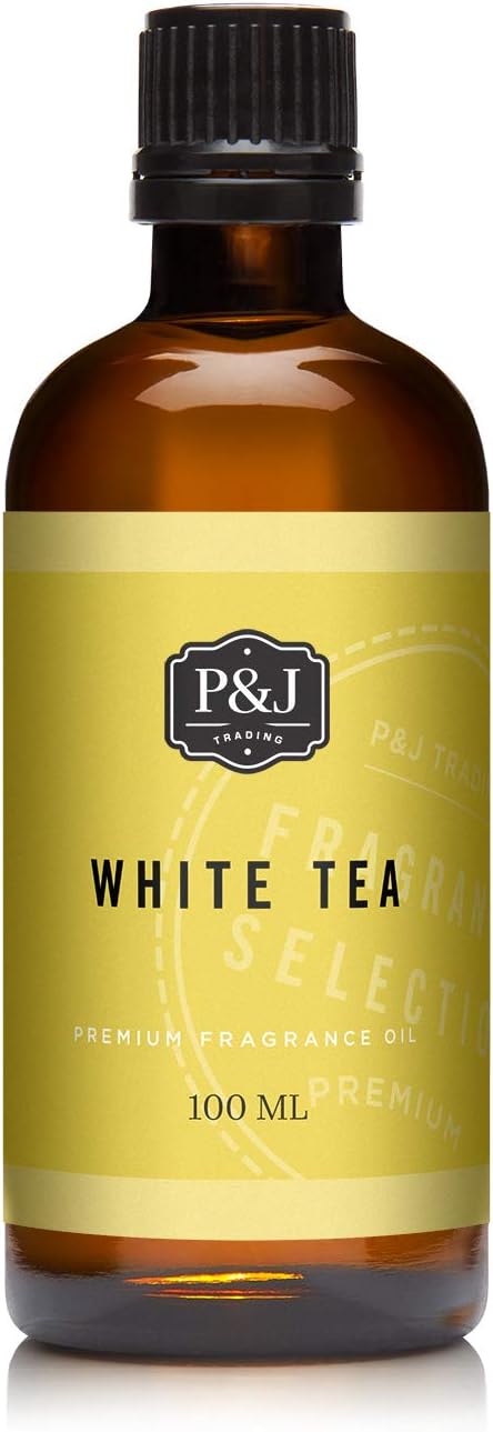 P&J Trading - White Tea Scented Oil 100ml - Fragrance Oil for Candle Making, Soap Making, Diffuser Oil