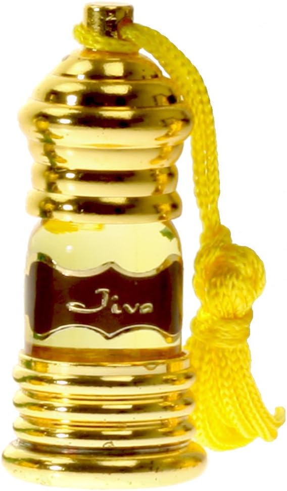 Prabhuji's Gifts Attar Oil Jiva - Body Blended with Essential Oils - Vegan for Women & Men - Arabian Fragrance - (3mL)