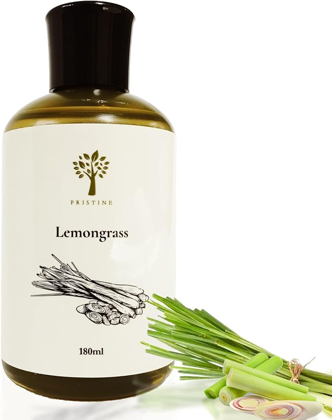 PRISTINE Lemongrass Diffuser Refill with Free Reed Stick | Fresh Lemongrass & Citronella Room Fragrance Reed Diffuser, Oil & Room Diffusers with Reeds Stick | Refreshing Home Fragrance Scent Diffuser
