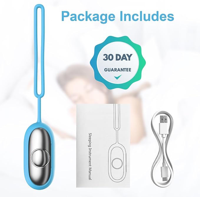 Handheld Relaxation Device – Dual-Mode Gentle Pulse Wellness Tool for Adults & Kids, Portable Sleep Device, Supports Calm Focus & Better Rest, USB-C Rechargeable (Blue)