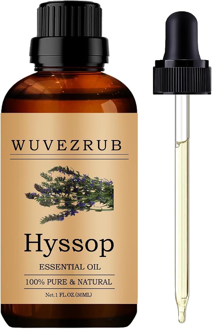 Hyssop Essential Oils, 30ML Pure and Natural Essential Oil for Aromatherapy Diffuser - Hyssop / 1 Fl Oz