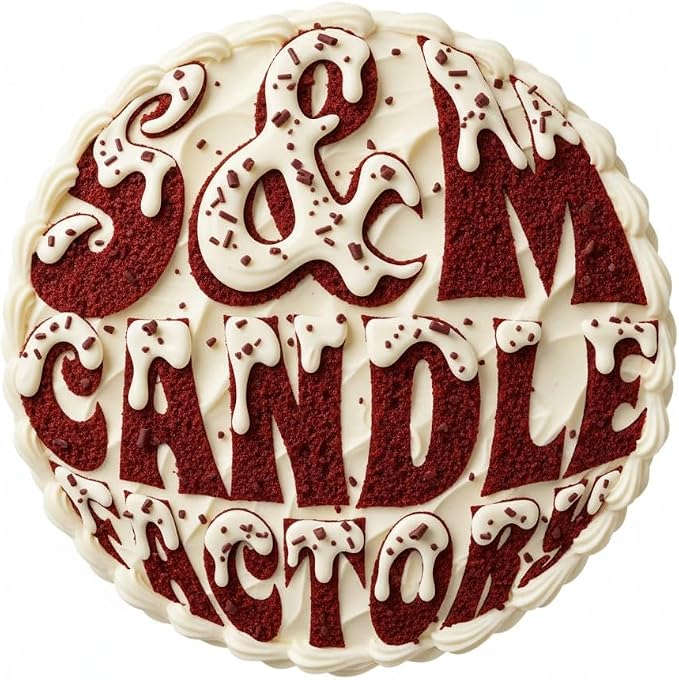 Red Velvet Cupcake Candle ~ 12oz Mason Jar ~ All Natural Premium Soy Wax ~ Best Valentine's Day Candle