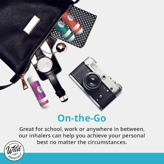 Wilder Essentials 3 Pack of Go The F to Sleep Aromatherapy Nasal Inhalers Essential Oils to Help with Relaxation and Sleep