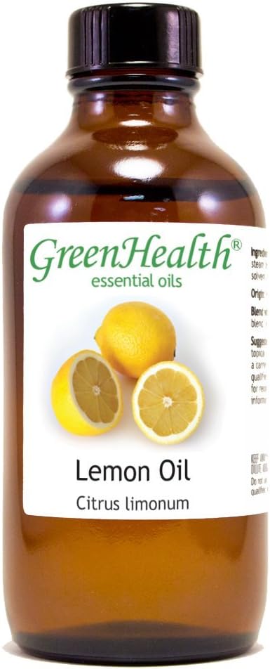 4 oz Lemon Essential Oil (100% Pure & Uncut) - GreenHealth