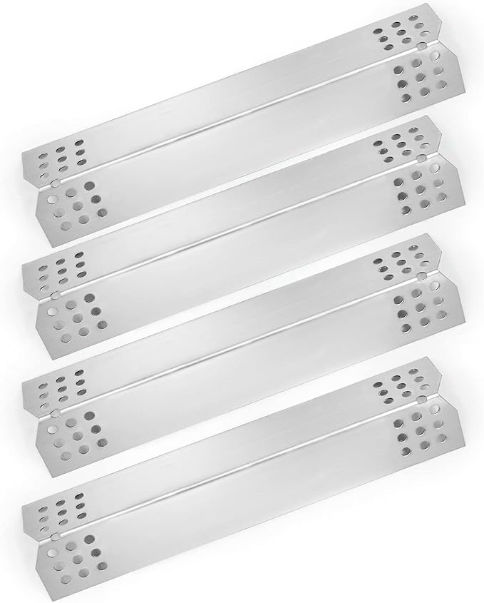 Hongso 14 9/16" Grill Heat Plates for nexgrill Replacement Parts 4 Burner 720-0830H 720-0925PG 720-0830X 720-0925P 720-0789h, Grillmaster 720-0697 720-0737, Kenmore 720-0830A 122.33492410 Gas Molels