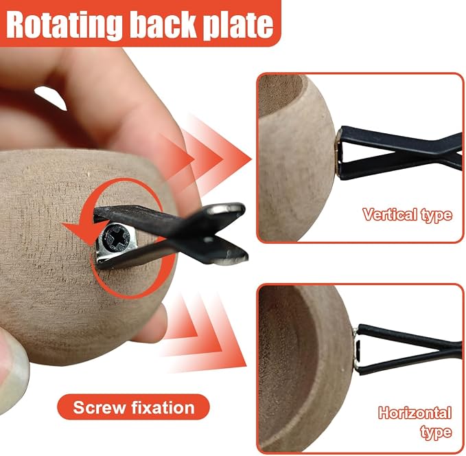 Wood Ball Car Essential Oil Diffuser, Car Dashboard Air Vent Trim Clips, Vintage Design Automotive Interior Decoration for Office, Home (1PC)
