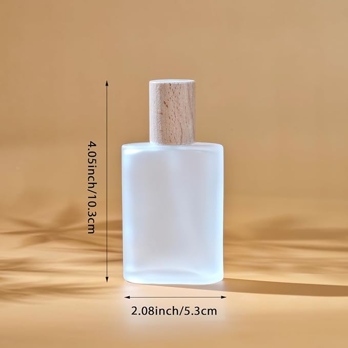 50ml/1.7 Oz Glass Spray Bottle Perfume Atomizer,Perfume Travel Refillable Spray Bottle Empty with 3 Kinds of Dispenser (B3)