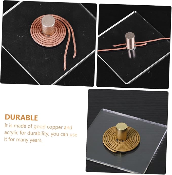 ABOOFAN Copper Coil Incense Maker Kit Handmade Portable Incense Winding Machine for DIY for Meditation Yoga and Home Aromatherapy