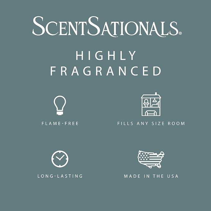 ScentSationals Zen Scented Wax Melts - Eucalyptus, Spearmint, & Sandalwood, 10oz (24 Cubes)