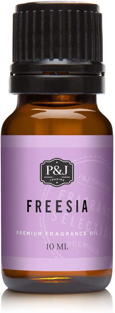 P&J Trading Fragrance Oil for Diffusers for Home - Freesia 10ml Fragrance Scents for Candle Making - Soap Making Supplies & Car Diffuser Scents