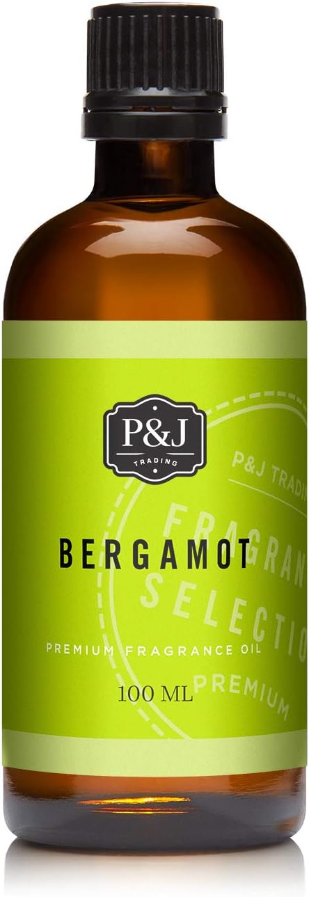 P&J Trading Fragrance | Bergamot Oil 100ml - Candle Scents for Candle Making, Freshie Scent, Soap Making Supplies, Diffuser Oil Scents