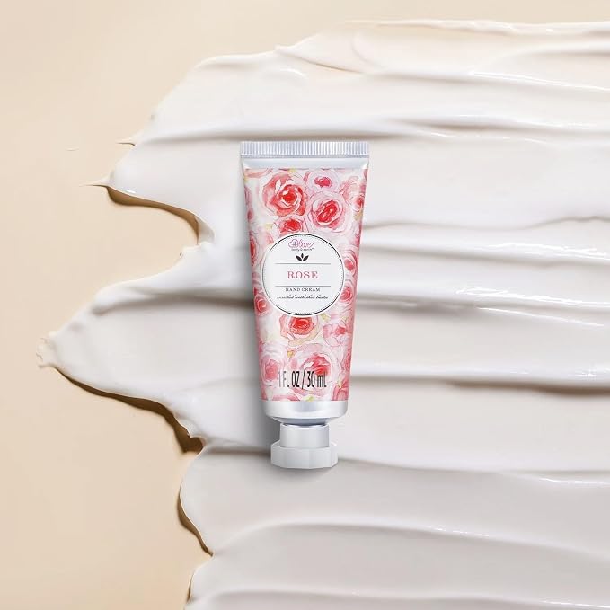 Hand Cream Gifts Set for Women, Shea Butter & Lavender Hand Lotion Travel Size Hand Cream, Moisturizing Lotion for Dry Cracked Hands, Birthday Gifts for Women, Graduation Gift for Girls, 6 x 1 OZ