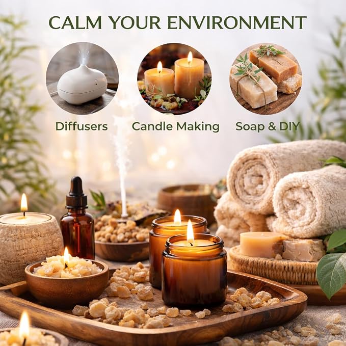 Frankincense Essential Oil – 32 fl oz (1 Quart) – 100% Pure & Undiluted – Aluminum Bottle – Bulk Essential Oil – GreenHealth
