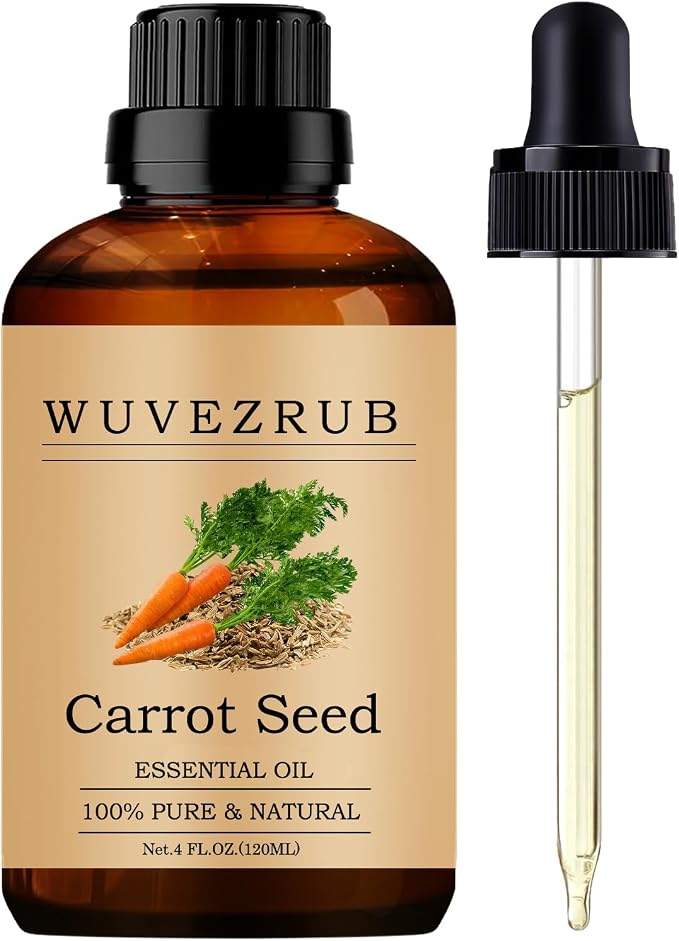 Carrot Seed Essential Oils, 120ML 100% Pure and Natural Essential Oil for Aromatherapy Diffuser - Carrot Seed /4 Fl Oz