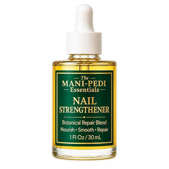 TMPE Nail Strengthener Oil for damaged, brittle nails. Keratin Repair Blend with nourishiment of Jojoba, Almond & Tea-Tree Oils. Helps Nails grow longer & stronger - 1 fl oz