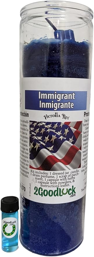 Immigrant Dressed Scented Candle - Veladora Preparada Inmigrante